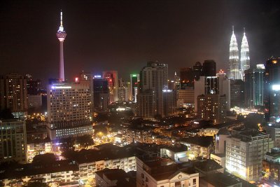 Kuala Lumpur with Twin Tower and Telecom