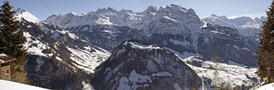 View from Wirzweli to Wellenberg and Wallenstoecke