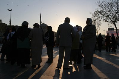 Sunset at Yeralti Mosque