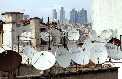 the skyline of Istanbul