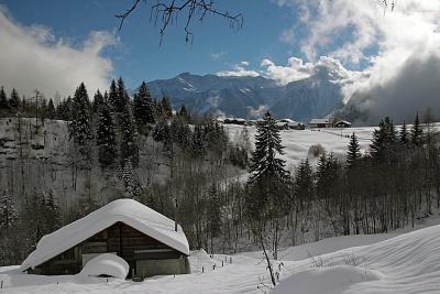 Village close to Leukerbad (Vallais)