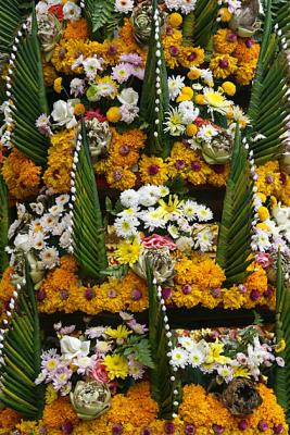 Flower garlands --offer for Buddha