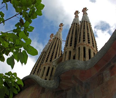 another view to Sagrada Familia