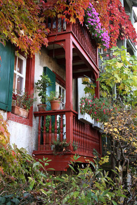 Autumn balcony