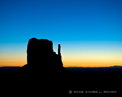 West Mitten Butte at Sunrise