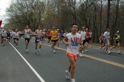 Me at Boston Marathon 11Mile