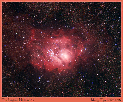 The Lagoon Nebula M8 - Central Crop