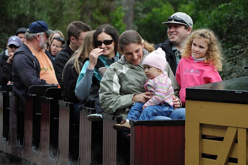 Family Train Portrait