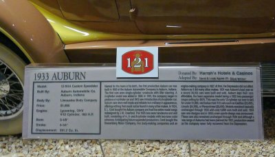 1933 Auburn Sign