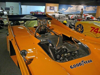 Orange Race Car