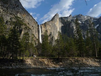 Bridal Veil Fall with Merced River