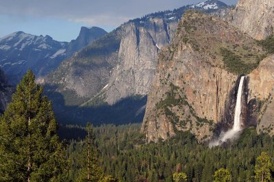 Yosemite Valley  with Half Dome & Falls