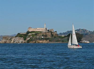 Sailing by Alcatraz