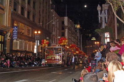 Cable Cars, Balloons & a Big Crowd
