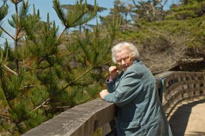 Mom at the Lone Cypress