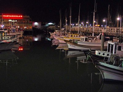 Wharf Boats Reflecting