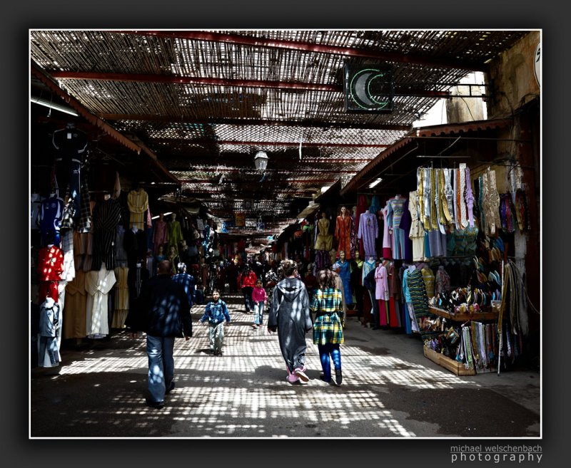 Souk in the Medina of Marrakesh