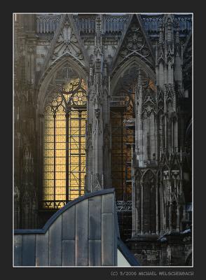 Cologne Cathedral in Sunset Light