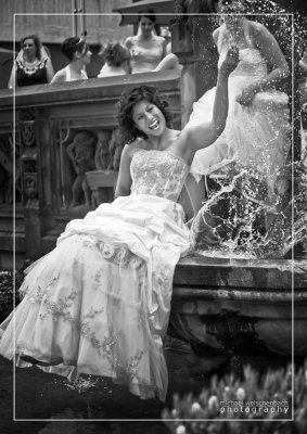 Bride in the Fountain