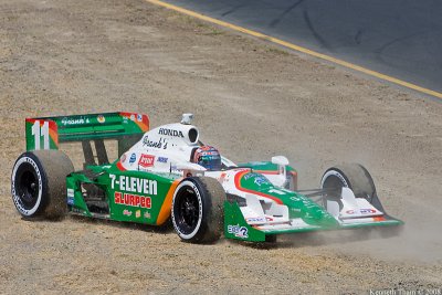 Tony Kanaan Skids