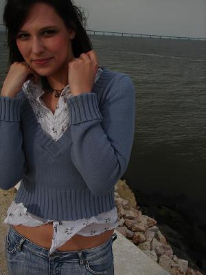 With the wind