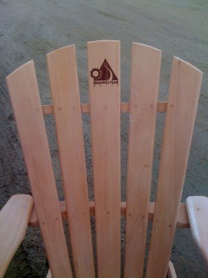 Adirondack Chair with Logo engraved