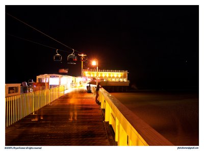 Pier with ghosts