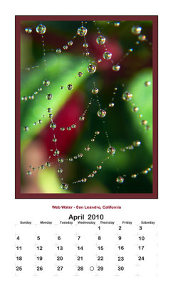 2010 Portrait Calendar - April