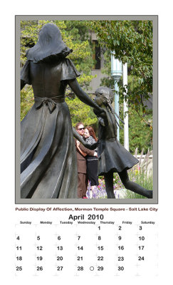 2010 Portrait Calendar - Yellowstone Country - April