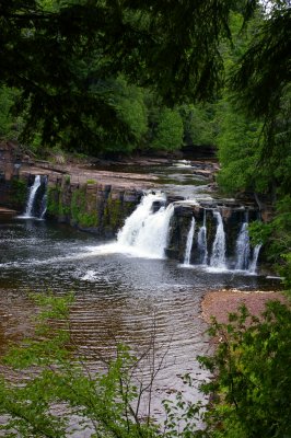 Falls at Presque Isle River 2