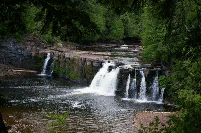 Falls at Presque Isle River 3