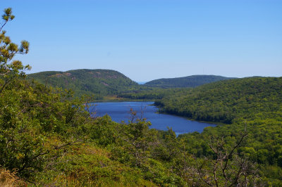 Lake of the Clouds from Big Carp River Trail