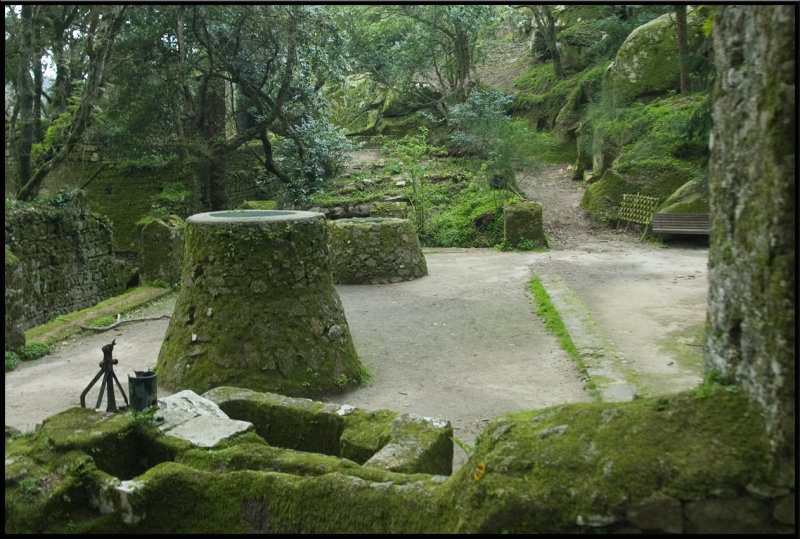 Cisterns that supplied water to castle