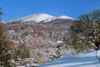 best snowfall on the Malvern Hills for some years