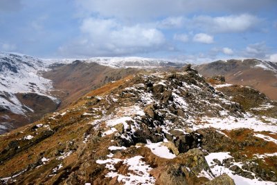 Helm Crag with Far Easedale valley to left