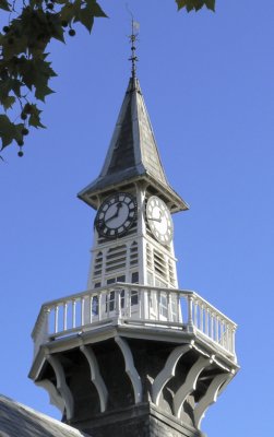 clock tower of Davenham stables, originally a Victorian country house