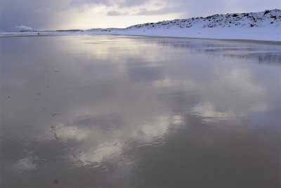 Druridge Bay in the Snow