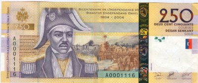 250 gourdes - Jean Jacques Dessalines.jpg