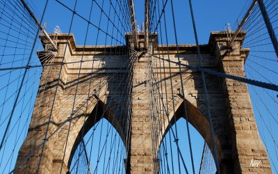 NYC Brooklyn Bridge haut