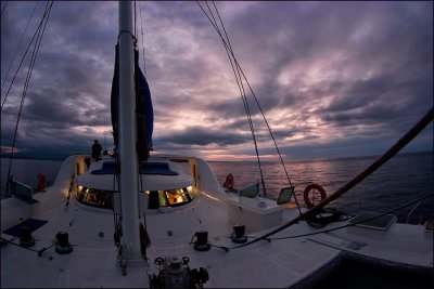 Sunset from the Nemo I