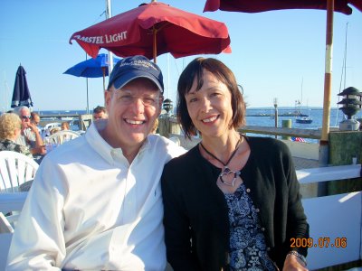 Evelyn and Gene in Mystic Ct.
