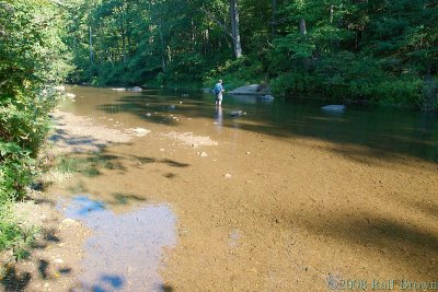 Fishing in Deer Run