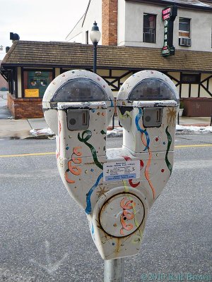 Painted Parking Meter