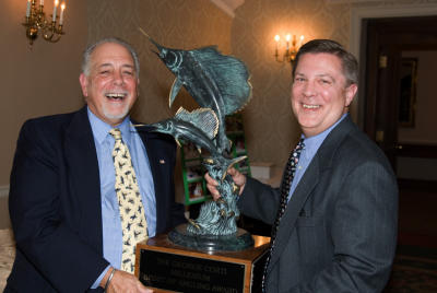 Bob is awarded the George Corti Memorial award 0191
