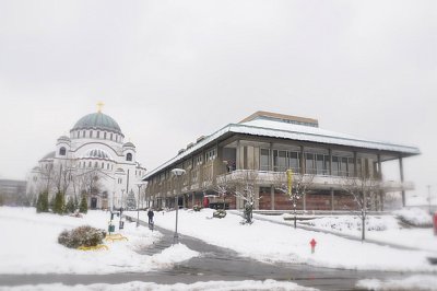 St Sava Temple and National Library