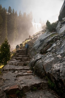 Mist Trail below Vernal Falls