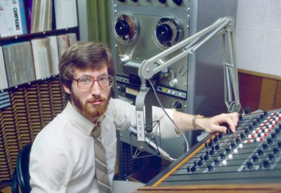 Mike Campbell In Studio B - 1982