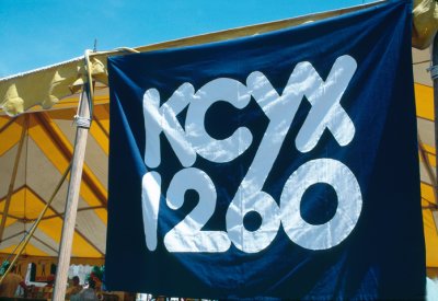KCYX Banner Used at Remotes and Sports Broadcasts