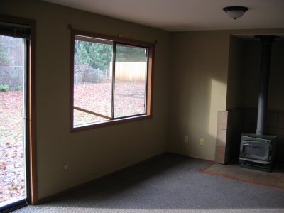 Family room looking to the back yard