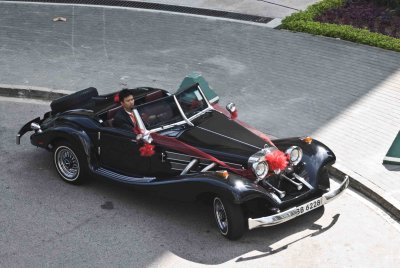 2007 11 Wedding & '34 Benz 500K Roadster